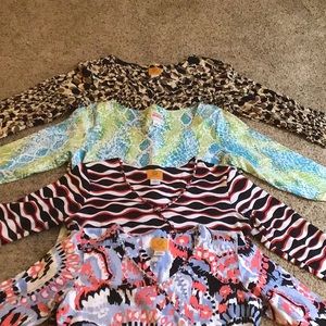 4 Ruby Road Shirts.  Different colors & prints.